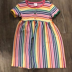 Rainbow striped sundress